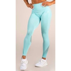 Ryderwear Seamless leggings/tights (Aqua Marl, M)